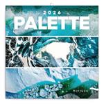 Nástenný poznámkový kalendár 2026 Paleta