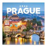 Nástenný poznámkový kalendár 2026 Praha