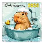 Nástenný poznámkový kalendár 2026 Rozverné kapybary