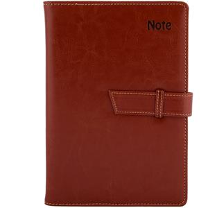 Notes BELT B6 čistý - hnedá/béžová