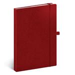 Notes botkovaný A5 - Vivella Classic - červená/červená