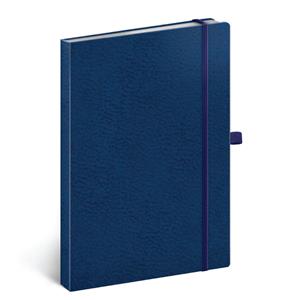 Notes botkovaný A5 - Vivella Classic - modrá/modrá