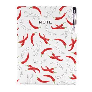 Notes DESIGN A4 čistý - Chilli