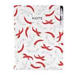 Notes DESIGN A4 čistý - Chilli