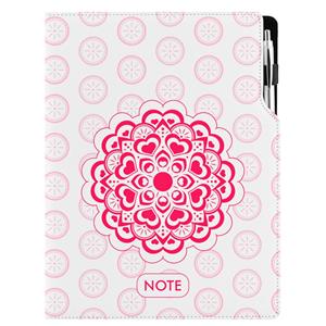 Notes DESIGN A4 čistý - Mandala červený