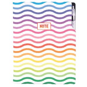 Notes DESIGN A4 linajkový - Farby