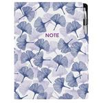 Notes DESIGN A4 štvorčekový - Ginkgo