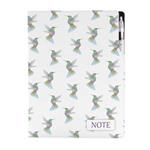 Notes DESIGN A4 štvorčekový - Kolibrík