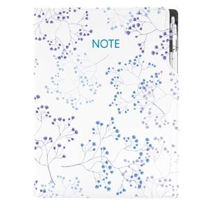 Notes DESIGN A4 štvorčekový - Lučné kvety