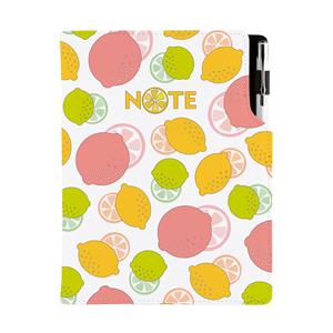 Notes DESIGN A5 štvorčekový - Citron