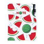 Notes DESIGN A5 štvorčekový - Melón