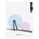 Notes DESIGN B5 štvorčekový - Bratislava