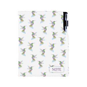 Notes DESIGN B5 štvorčekový - Kolibrík