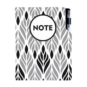 Notes DESIGN B6 štvorčekový - Zrno