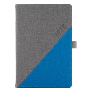 Notes DIEGO A5 čistý - sivá/modrá