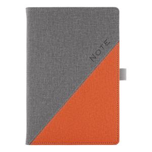 Notes DIEGO A5 linajkový - sivá/oranžová