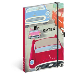 Notes linajkový A5 - Krtko a autá