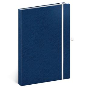 Notes linajkový A5 - Vivella Classic - modrá/biela