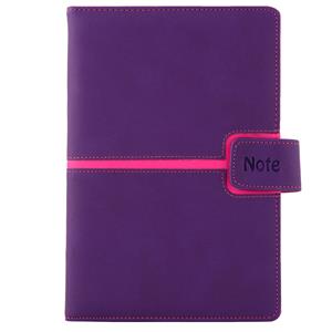 Notes MAGENETIC A5 linajkový - fialová/ružová