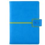 Notes MAGENETIC A5 štvorčekový - modrá/zelená