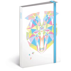 Notes Vlk vreckový - linajkový