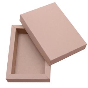 Papierová krabička s vekom 143 x 200 x 30 mm EKO prírodný papier 300 g/m2 - model 001