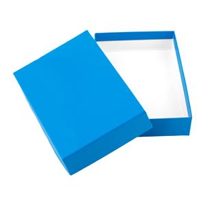 Papierová krabička s vekom typ 2 lepená 150x180 matná - modrá