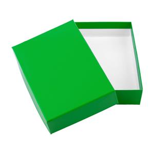Papierová krabička s vekom typ 2 lepená 150x180 matná - zelená