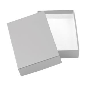 Papierová krabička s vekom typ 2 lepená 250x310 matná - strieborná