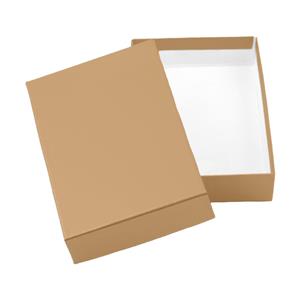 Papierová krabička s vekom typ 2 lepená 250x310 matná - zlatá