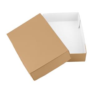 Papierová krabička s vekom typ 4 lepená 250x310 matná - zlatá