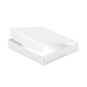Papierová krabička zatváracie typ 5 lepená 205x260 matná - biela