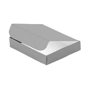 Papierová krabička zatváracie typ 5 lepená 215x302 matná - šedá