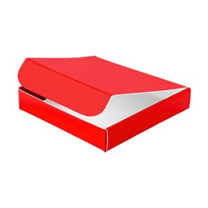 Papierová krabička zatváracie typ 5 lepená 250x310 matná - červená