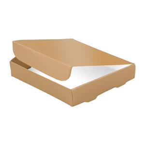 Papierová krabička zatváracie typ 6 skladacie 150x180 lesklá - zlatá