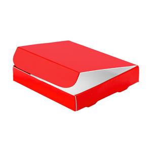 Papierová krabička zatváracie typ 6 skladacie 150x180 matná - červená