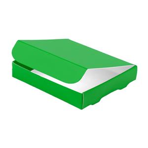 Papierová krabička zatváracie typ 6 skladacie 150x180 matná - zelená