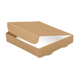 Papierová krabička zatváracie typ 6 skladacie 250x310 matná - zlatá