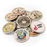 Pivné podtácky papierové okrúhle 10 cm jednostranná tlač - na zákazku