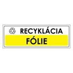 Recyklácia-Fólie,plast 1mm,290x100mm