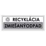 Recyklácia-Zmiešaný odpad, plast 2mm s dierkami-290x100mm