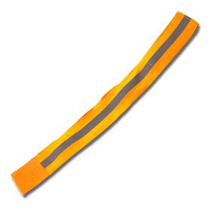 Reflexná páska oranžová na suchý zips 44,5 x 5 cm