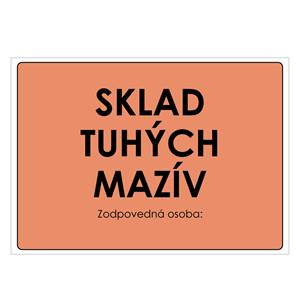 Sklad tuhých mazív, plast 2mm 297x210mm