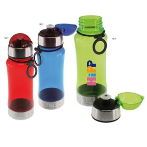 Športová plastová fľaša Moen - zelená