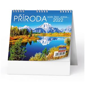Stolový kalendár 2022 IDEÁL - Príroda, hory, rieky, jazerá ...