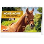 Stolový kalendár 2022 Koně - Kone CZ/SK