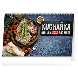 Stolový kalendár 2022 Kuchárka (nie) len pre mužov