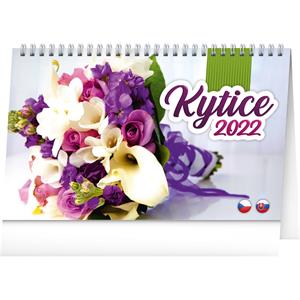 Stolový kalendár 2022 Kytice CZ/SK