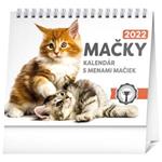 Stolový kalendár 2022 Mačky - s menami mačiek SK