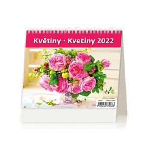 Stolový kalendár 2022 - MiniMax Kvety
